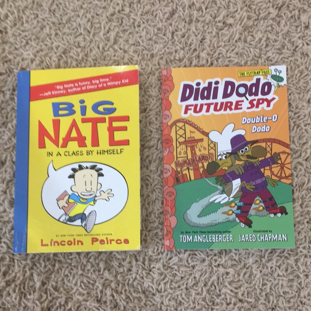 Didi Dodo Future Spy and Big Nate Book Bundle